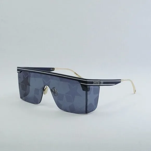 NEW DIOR DIORCLUB M1U 31B7 GOLD BLUE SUNGLASSES - Picture 1 of 13